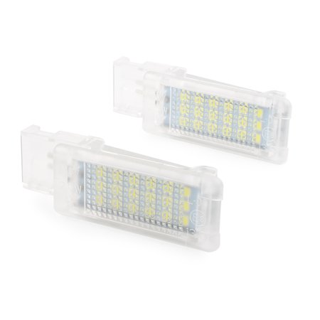 NS 2PCS Car LED Side Door Courtesy Welcome Light Assembly Led Lamp For GOLF 5 / Golf6 2009~2013 / Led Lamp for Jetta 2006~2008 / Fabia III 3 NJ3, White Light