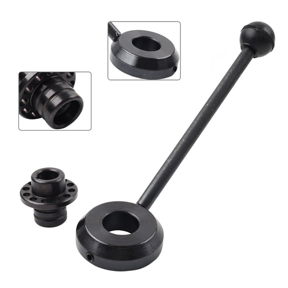 NS 2pcs  Material Milling Machine Quill Feed Handle Bracket & CNC Vertical Mill Tools For Bridgeport Black
