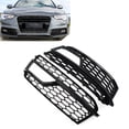 thumbnail image 1 of NS 2x Front Bumper Fog Light Honeycomb Grille Cover Fit Audi A5 S-Line S5 2013-2017, 1 of 9