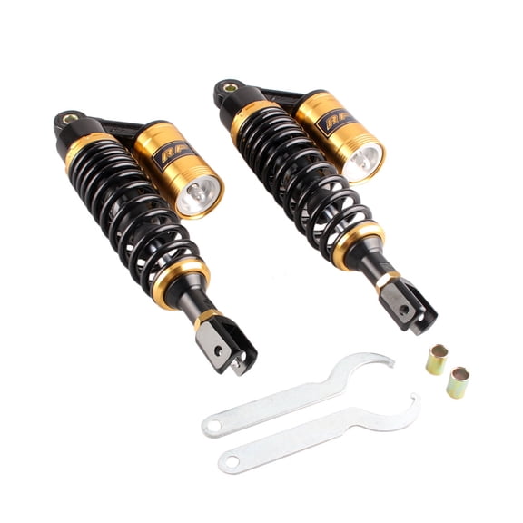 NS 320mm 12 5/8" Rear Suspension Air Shocks Absorbers Clevis End for Kawasaki ATV