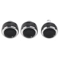 thumbnail image 1 of NS 3Pcs Switch Knob Heater Climate Control Button Dials Frame A/C for Mazda 2, Straight knobs, 1 of 5