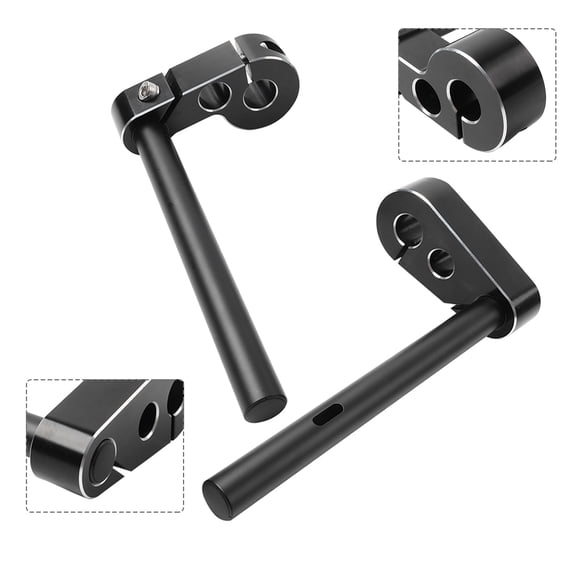 NS 4 Pcs Motorcycle Pullback Handlebar Risers Steel Black HD044501 For Can Am Spyder RS 2008-2012 For Can Am Spyder GS 2008-2012