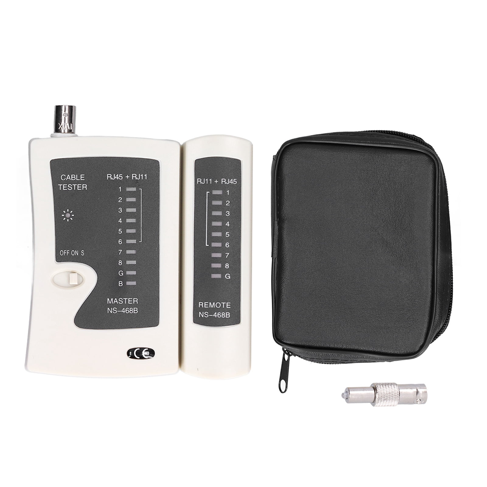 NS?468B(1088j) Network Cable Tester Rj45 Rj11 Line Meter Multiple Function Ergonomic Design DC
