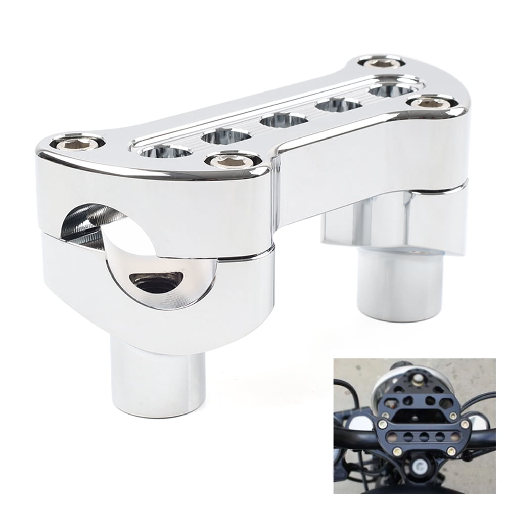 NS 5 Pcs 6061 Aluminum+Stainless Steel Bolt Top Clamp Mount Handlebar ...
