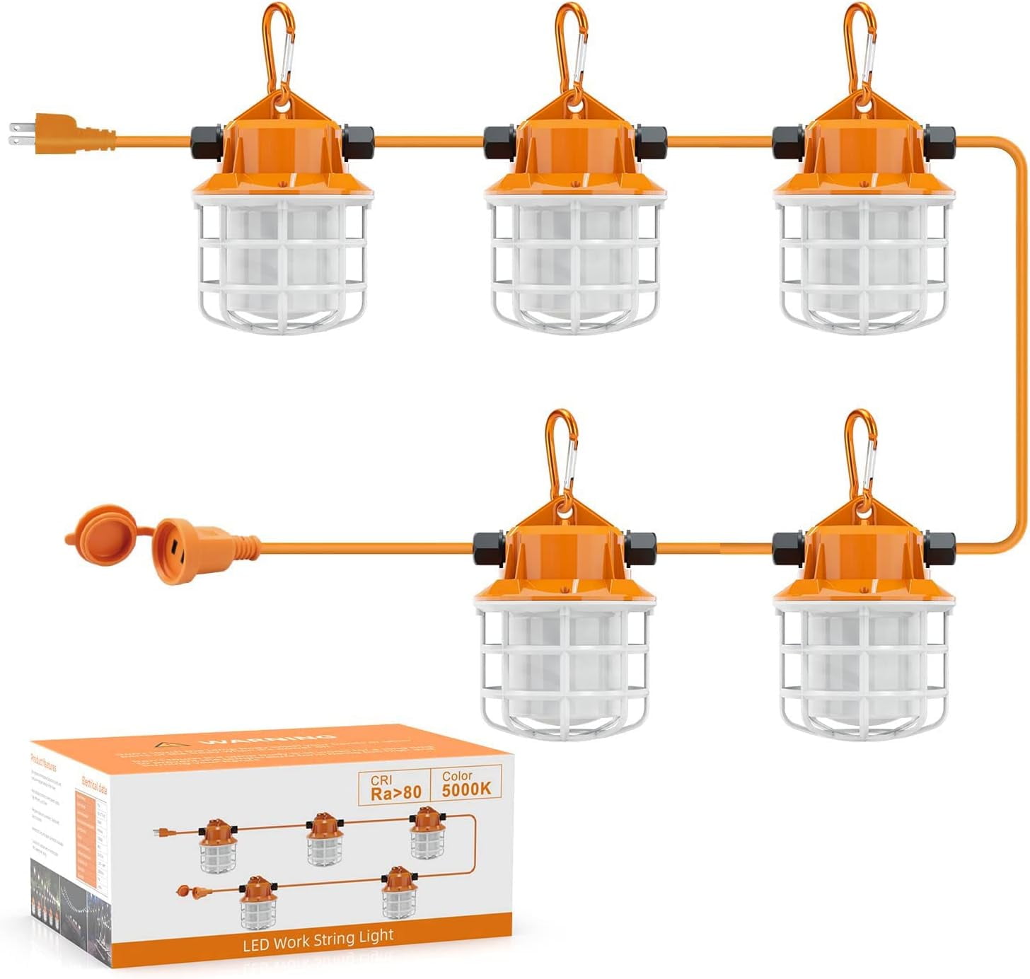 bright construction lights