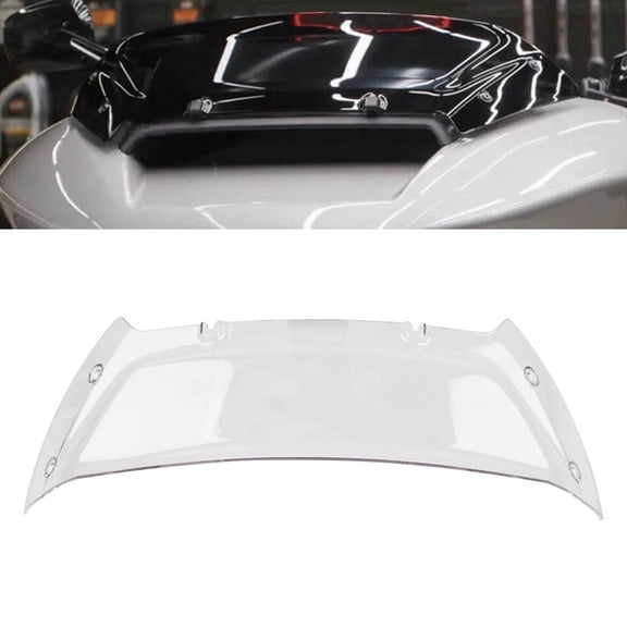 NS 6" PC Windshield Wind Splitter Wave Windscreen Clear for Road Glide FLTRX 2024+ Motorbike
