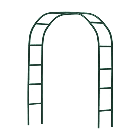 NS 7.9Ft Metal Garden Arch Army Green Garden Arbor for Climbing Plant Outdoor Wedding Party