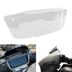 NS 7" Wave Windscreen Windshield Wind Splitter PC Clear for CVO Street Glide FLHXSE 2023-2024 Motorbike