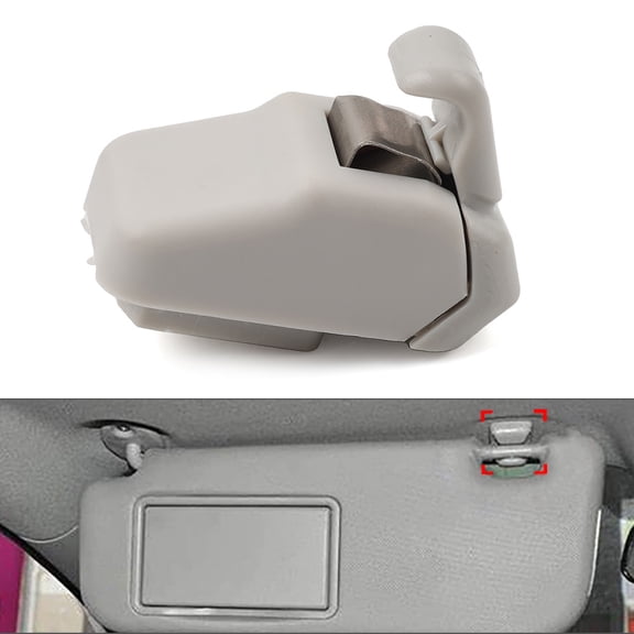 NS ABS Sun Visor Clip Buckle Replacement Retainer Gray for Renegade 1.8L 1.4L 2.4L 2015-2021