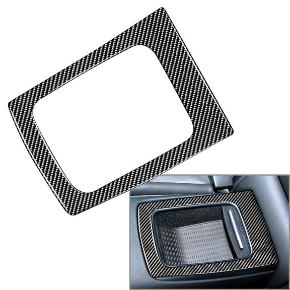 NS Auto Accessory Rear Row Storage Box Frame Trim Replacement for 3 Series E90 E92 E93 M3 2 Door 2005 2006 2007 2008 2009 2010 2011 2012 2013