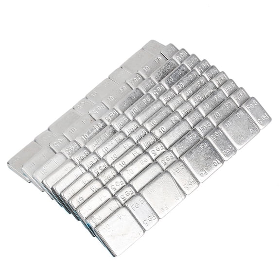NS Automative 2.1oz Iron Self Adhesive Iron Wheel Balance Weights Strips Universal For Truck Van