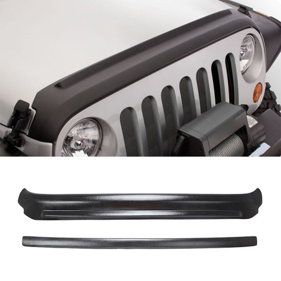 NS Automative Hood Stone Chip Deflector Guard Shield Protector for Wrangler JK 2007-2017