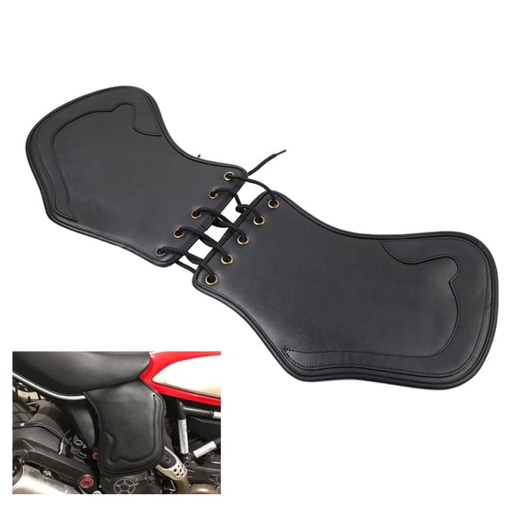 NS Black Deflector Side Saddle Heat Shields 1 Pc For Harley For Suzuki For Kawasaki For Yamaha For Honda Aluminum