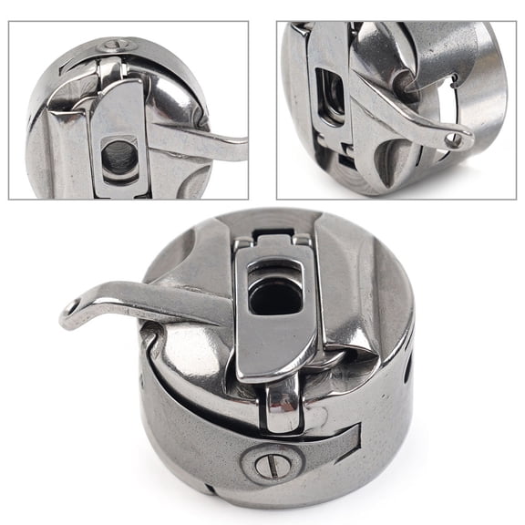NS Bobbin Systems #B1828-210-DAA Sewing Machines Bobbin Case For sewing machine Model MOL-254, LK-1900A, LK-1900AN SERIES, LK-1900B Series, LK-1900BN Series, Silver, 1 PC