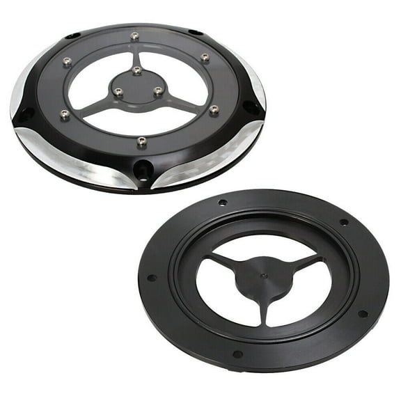 NS CNC Aluminum Derby Timer Timing Engine Cover for Harley Dyna Touring Road King Road King Classic Electra Glide Street Glide CVO Fat Boy Softail Blackline