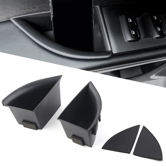 NS Car Front Row Door Handle Armrest Storage Box Case Phone Container Key Holder Tray Bin For MKX 2016 2017 2018