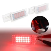 NS Car LED Footwell Light Lamp Red for VW SKODA Golf6 2009-2013 Jetta 2006-2008