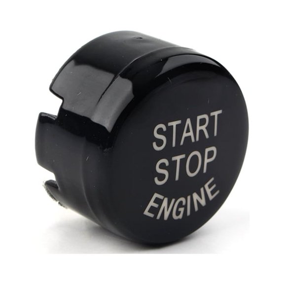 NS Car Start Stop Button Cover, Engine Ignition Switch Replacement Replacement for BMW F for BMW 1 2 3 4 5 6 7 Series X1 X2 X3 X4 X5 X6 F Chassis, black