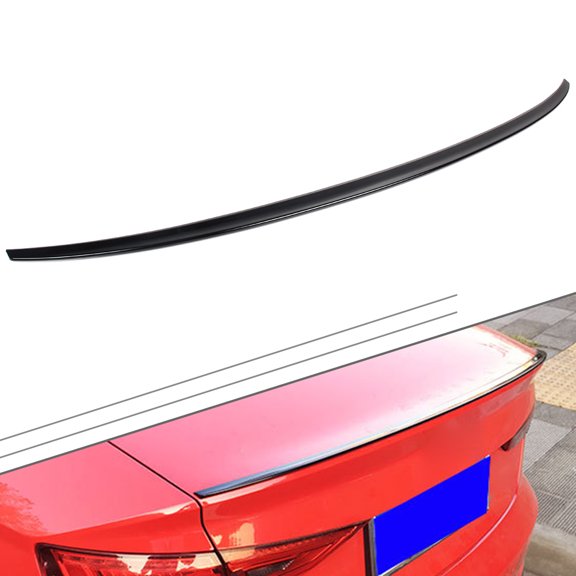 NS Car Tail Rear Trunk Spoiler Wing Lip for A3 14-2019 ABS Black