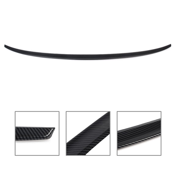 NS Car Tail Rear Trunk Spoiler Wing Lip for A3 14-2019 ABS Carbon Fiber Pattern
