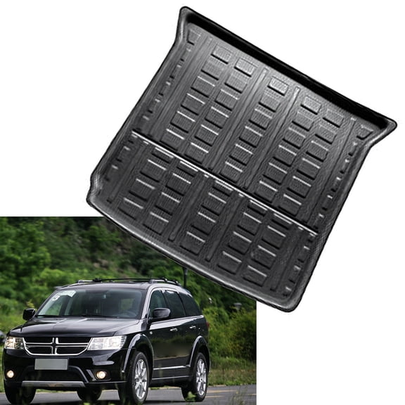 NS Cargo Liner Rear Cargo Tray Trunk Floor Mat Waterproof Protector for Dodge Journey 2009-2019 For Fiat Freemont 2011-2019, 5&7-Seater Models