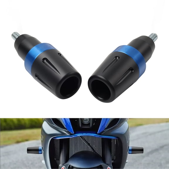 NS Collision Protector Guards Falling Crash Protector Frame Sliders 1 Pair For Yamaha MT-07 Tracer 2016-2021 Aluminum Blue