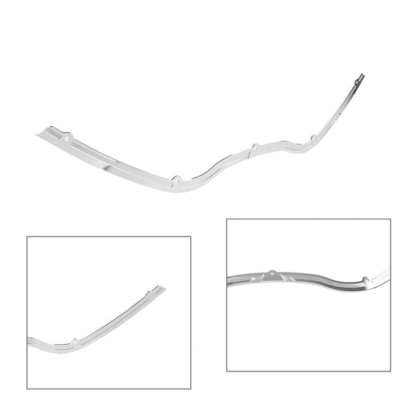 NS Contrast Cut Windshield Windscreen Trim Batwing Aluminum Chrome Motorbike for Davidson Road Glide FLTR 1998-2013