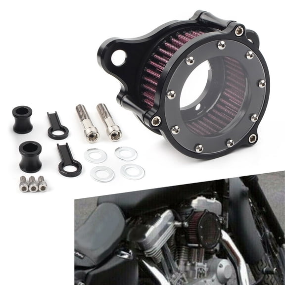NS Cool Air Filter Cleaner Replacement for Harley Sportster XL883 XL1200 2004-2015