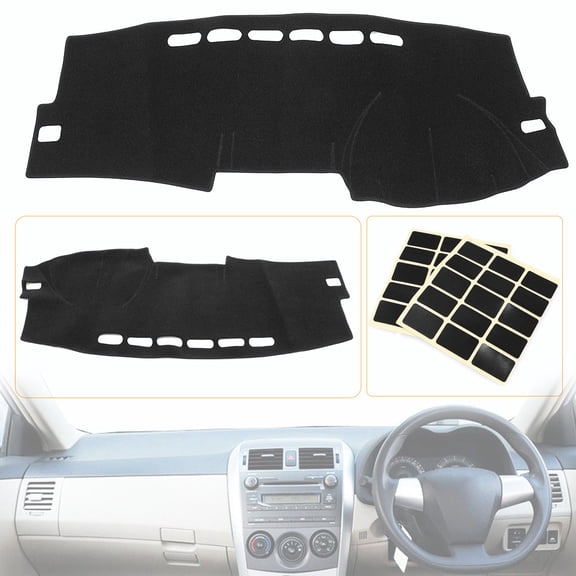 NS Dashboard Cover Dash Cover Mat Pad Custom for COROLLA 2007-2012, RHD