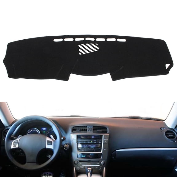 NS Dashboard Cover Dash Cover Mat Pad Custom for IS200 IS250 IS350 IS300 2006-2013 for IS F 2006-2013, LHD