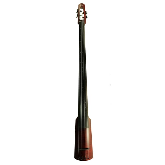 NS Design WAV4c Series 4-String Upright Electric Double Bass Transparent Red