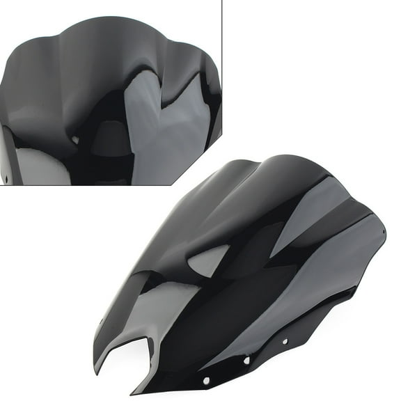 NS Fit for YAMAHA FZ-6R 2009-2015 Front Windscreen Windshield Wind Screen ABS Black