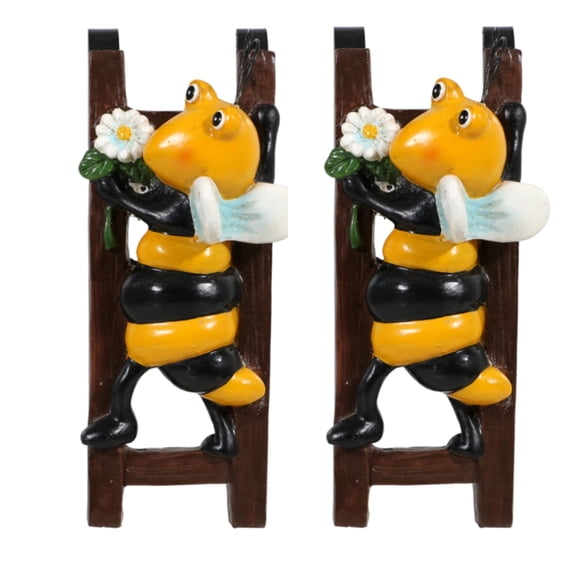 NS Flower Pot Hugger Figurine Bumblebee Garden Dcor Get All The Fun Collections of Pot Pal Climbers Hanging Planter Decorations Patio Yard Decor Indoor & Outdoor Pot Climbing Ornaments Set of 2