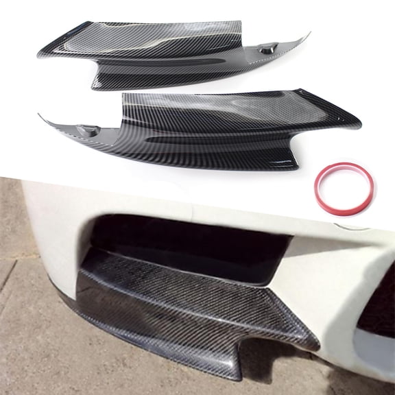 NS Front Bumper Lower Lip Diffuser Splitters Canard Protector Accessaries for BMW E92 2006-2009, M3 2008-2013, Carben Fiber