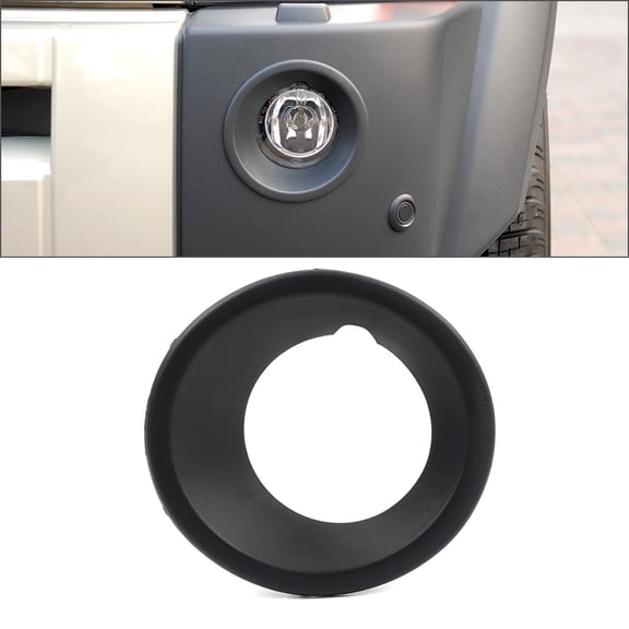 NS Front Fog Lamp Light Frame Bezel Cover Left ABS Black for LR3/Discovery 3 2005-2009