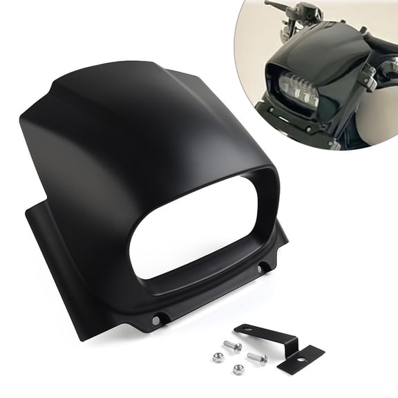 NS Front Headlight Fairing Headlamp Cover Cowl ABS Matte Black for M8 for Fat Bob FXFB FXFBS 2018-2022 Motorcycle