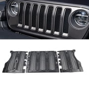NS Front Interior Mesh Grille Cover Insert Grill Black ABS for Wrangler JL 2018-2024 Model Ca