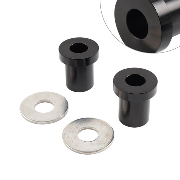 NS Handlebar Riser Solid Bushing Mount CNC Black For Harley Davidson Fat Boy Heritage Classic Electra/Street Glide Ultra Limited Motor Part