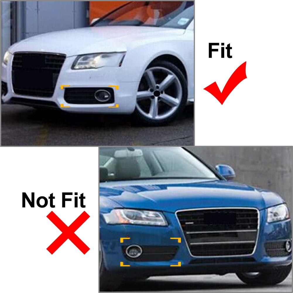 Honeycomb Fog Lamp Grill For Audi A5 B8 S-line S5 09-11