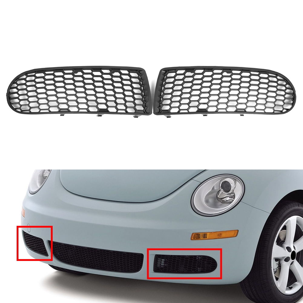 NS Honeycomb Lower Front Bumper Grill Fog Light Mesh Grille Black ABS ...