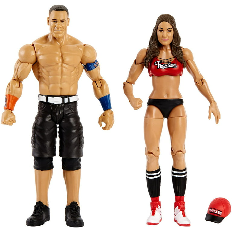 768px x 768px - NS John Cena & Nikki Bella 2-Pack WWE Elite Collection Action Figure Toys  for Kids Ages 6 and Up - Walmart.com