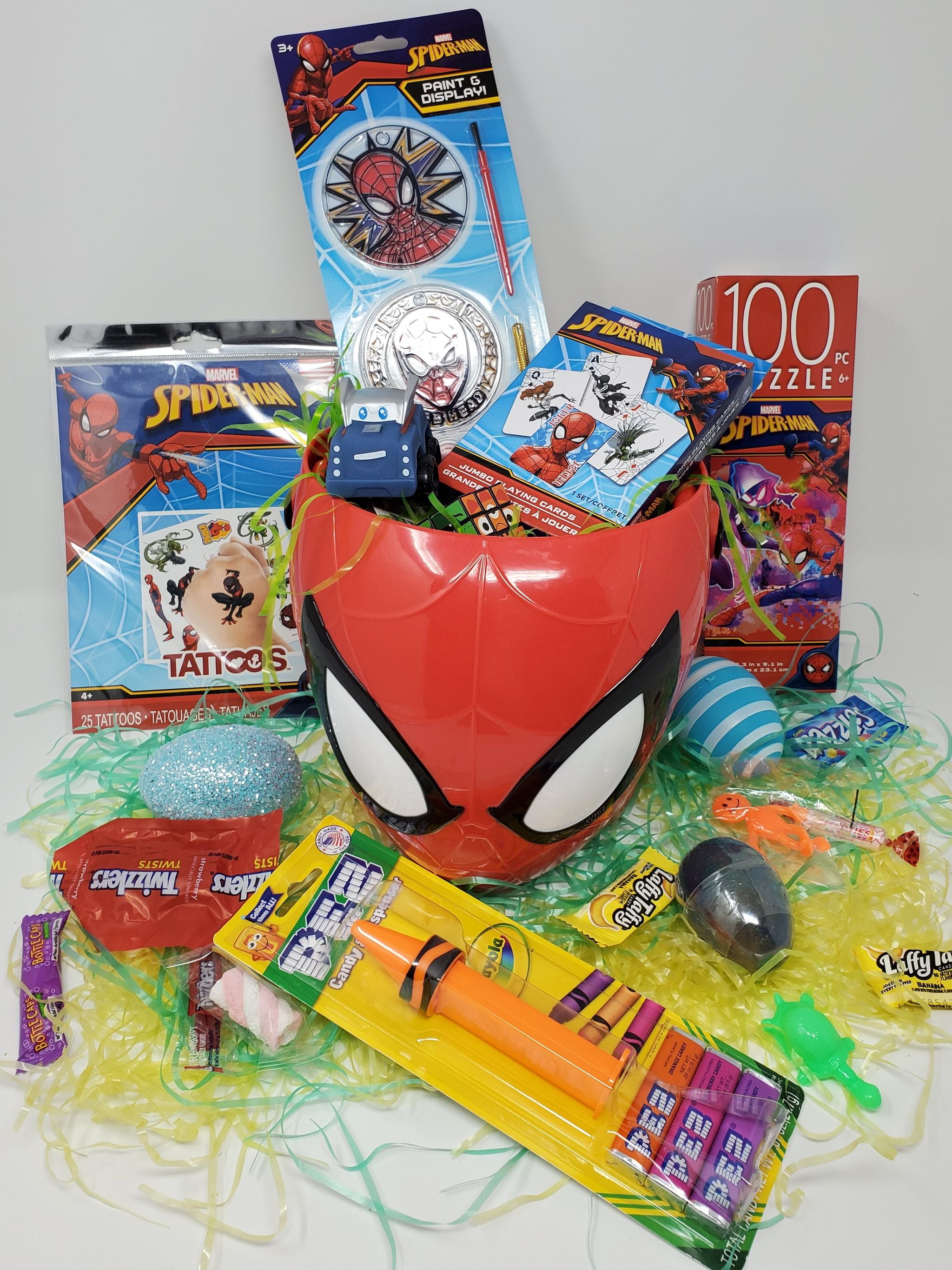 Spiderman egg toys sales