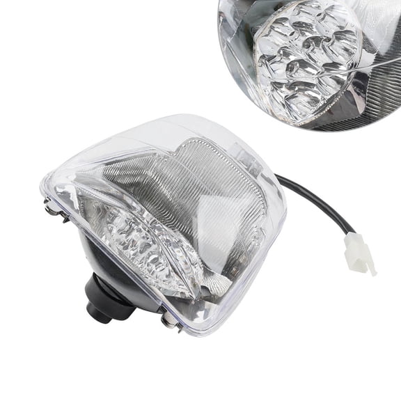 NS LED Motorcycle Headlight Head Light Lamp with Housing/Shell Bucket Turning Signals Mount Bracket for Chinese 50cc 70cc 90cc 110cc ATV Dirt Bike Quad