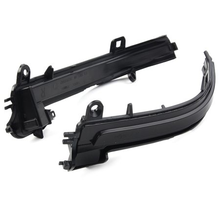 NS LED Side Mirror Exterior Rearview Mirror Turn Signal Light Assembly for BMW F20 F30 F33 F34 F32, Smoke Lens