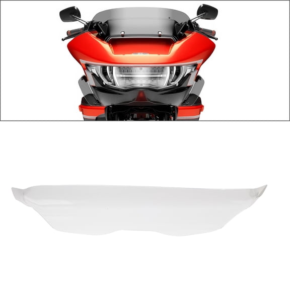NS LeNS Cover Headlight Guard Front Clear Acrylic for Touring CVO Road Glide ST FLTRXSTSE 2024 for Touring CVO Road Glide FLTRXSE 2023-2024 1 Pc