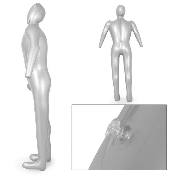 NS Male Men Inflatable Dummy Torso Body Mannequin Armless Model Display