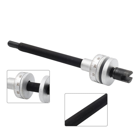 NS Milling Machine Micro Screw Nut Assembly Quill Stop for Mill Part Black + Silver Metal 1set