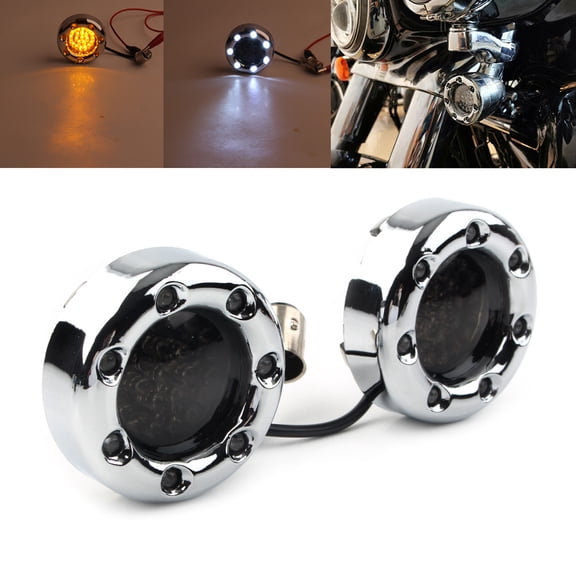 NS Motorcycle 1157 LED Bulb Turn Signals Lighting Lamp for Harley For Softail For Sportster 883 1200 Dyna Amber