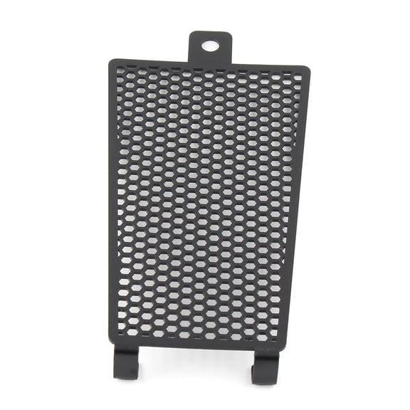NS Motorcycle Aluminum Oil Cooler Radiator Grille Protector Guard Grill Protective Cover Shield for Harley Softail FLDE FXDRS FXLR FXBB FXBR FXFB FLFB, Black