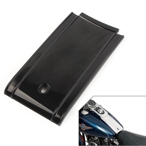NS Motorcycle Black Lower Tank Dash Panel Extension Frame Cover Trim for Harley Fat Boy Wide Glide Heritage Nostalgia For Softail